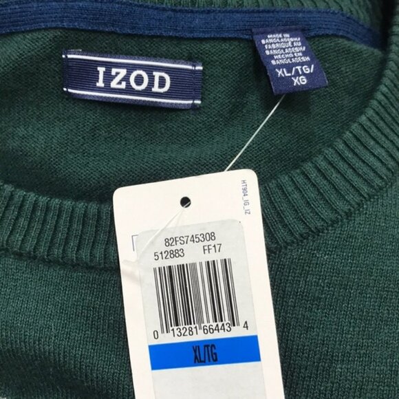 IZOD Striped Crew Neck Sweater - Picture 3 of 4